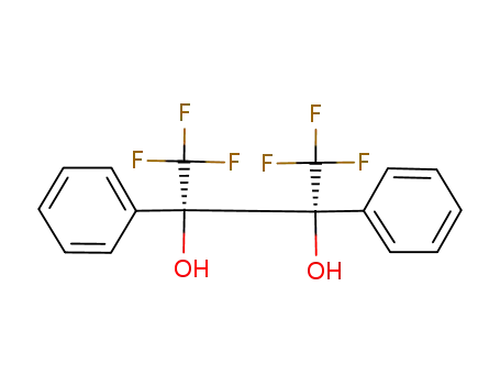 Molecular Structure of 33965-65-0 (1,1,1,4,4,4-hexafluoro-2,3-diphenylbutane-2,3-diol)