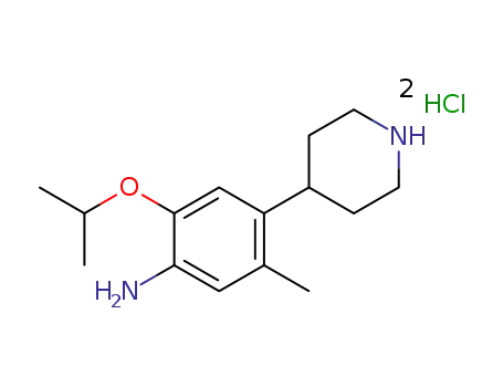 5-메틸-2-(1-메틸에톡시)-4-
(4-피페리디닐)- 벤세나민 염산염(1:1)