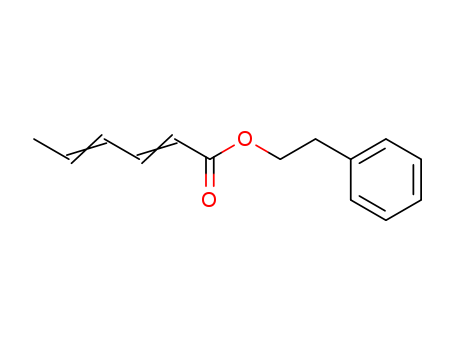 2,4-Hexadienoic acid,2-phenylethyl ester