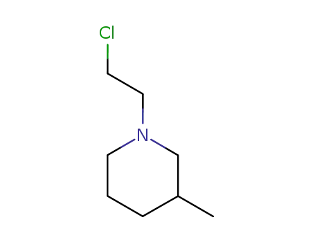 Molecular Structure of 10298-11-0 (1-(2-chloroethyl)-3-methylpiperidine)