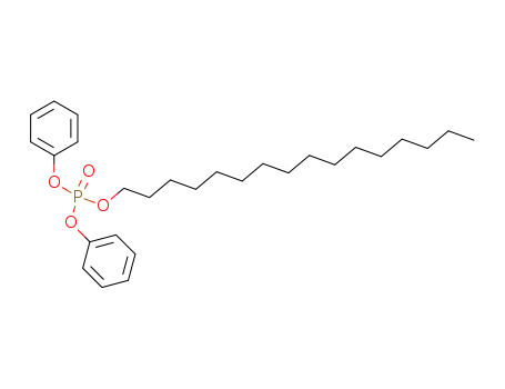 Molecular Structure of 56827-92-0 (Phosphoric acid, hexadecyl diphenyl ester)
