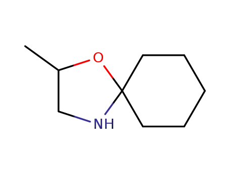 Molecular Structure of 90267-83-7 (2-methyl-1-oxa-4-azaspiro[4.5]decane)