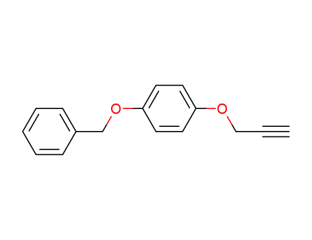 Molecular Structure of 6903-14-6 (Benzene, 1-(benzyloxy)-4-(2-propynyloxy)- (7CI,8CI))