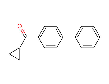 Molecular Structure of 107056-53-1 (Methanone, [1,1'-biphenyl]-4-ylcyclopropyl-)