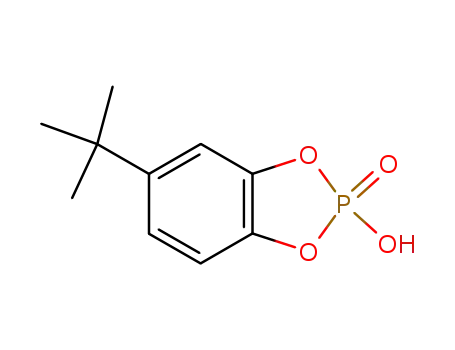 Molecular Structure of 67035-79-4 (4-tert-Butylcatechol cyclic phosphate)
