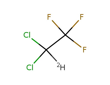 Molecular Structure of 646-59-3 (2,2-dichloro-1,1,1-trifluoroethane-d1)
