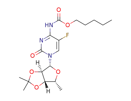 2'3'-O-isopropylidene-5'-deoxy-5-fluoro-N<sub>4</sub>-(pentyloxycarbonyl)cytidine