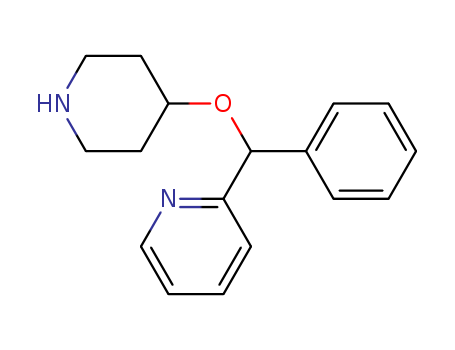 4-(phenyl-2-pyridylmethoxy)piperidine