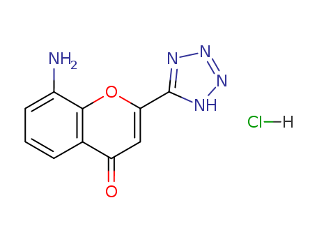 8-Amino-2-(2H-tetrazol-5-yl)-4H-1-benzopyran-4-one hydrochloride