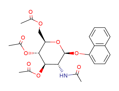(1'-NAPHTHYL) 2-ACETAMIDO-3,4,6-TRI-O-ACETYL-2-DEOXY-SS-D-GLUCOPYRANOSIDE
