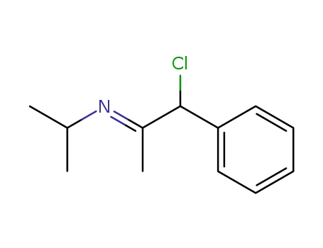 Molecular Structure of 81171-31-5 ([2-Chloro-1-methyl-2-phenyl-eth-(E)-ylidene]-isopropyl-amine)