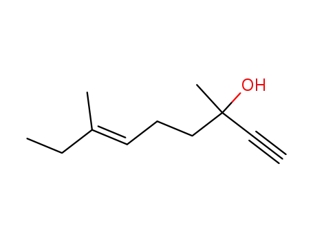 Molecular Structure of 24173-47-5 (3,7-dimethylnon-6-en-1-yn-3-ol)