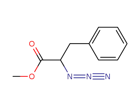 Molecular Structure of 103999-80-0 (2-Azido-3-phenylpropionsaeure-methylester)
