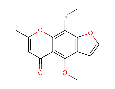 4-Methoxy-7-methyl-9-methylsulfanyl-furo[3,2-g]chromen-5-one