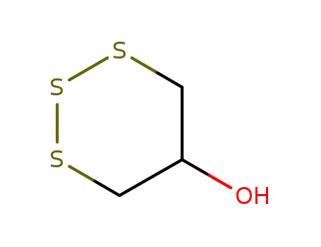Molecular Structure of 69337-13-9 (1,2,3-trithian-5-ol)