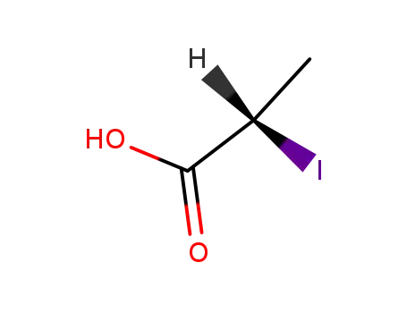 Molecular Structure of 18791-44-1 ((<i>S</i>)-2-iodo-propionic acid)