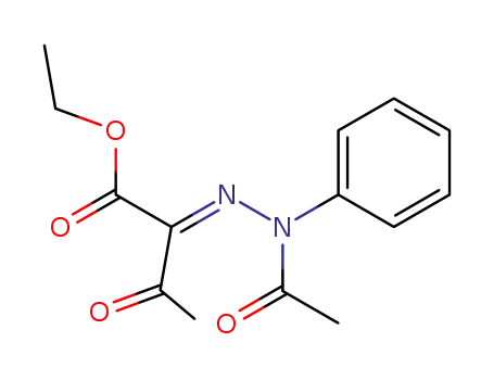 2-(acetyl-phenyl-hydrazono)-3-oxo-butyric acid ethyl ester