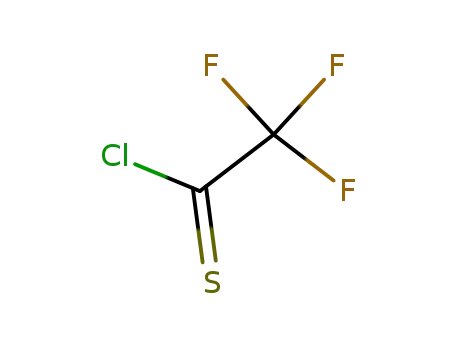 Molecular Structure of 2375-37-3 (Ethanethioyl chloride, trifluoro-)