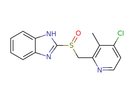 2-(((4-chloro-3-methylpyridin-2-yl)methyl)sulfinyl)-1H-benzo[d]imidazole