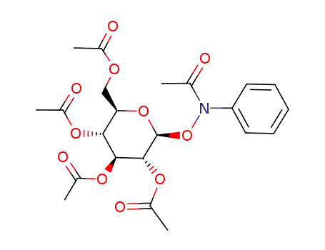 N-phenylacetohydroxamic acid 2,3,4,6-tetra-O-acetyl-β-D-glucopyranoside