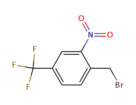 Molecular Structure of 162333-02-0 (2-NITRO-4-(TRIFLUOROMETHYL)BENZYL BROMIDE)