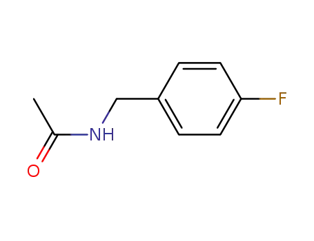 Molecular Structure of 86010-68-6 (N-((4-FLUOROPHENYL)METHYL)ETHANAMIDE)