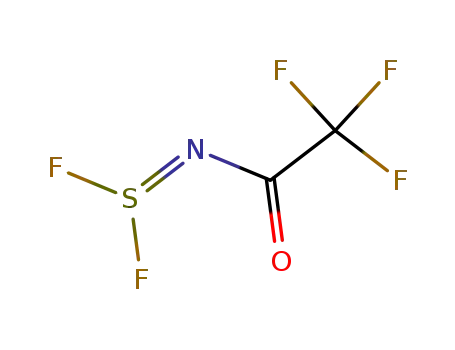 Molecular Structure of 24433-65-6 (Difluoro(trifluoroacetylimino) sulfur(IV))