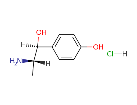 alpha-(1-Aminoethyl)-4-hydroxybenzyl alcohol hydrochloride 35085-65-5