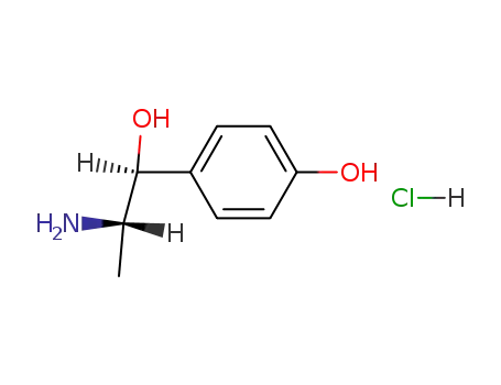 Molecular Structure of 35085-65-5 (2-(1-Aminoethyl)-4-hydroxybenzyl alcohol hydrochloride)
