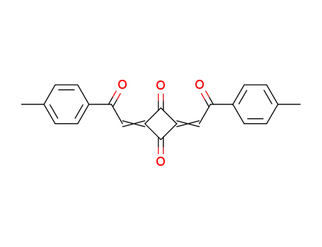 Molecular Structure of 1075256-92-6 (2,4-bis[2-(4-methylphenyl)-2-oxoethylidene]cyclobutane-1,3-dione)