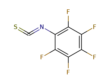 Molecular Structure of 35923-79-6 (PENTAFLUOROPHENYL ISOTHIOCYANATE)