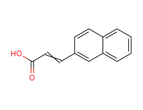 Molecular Structure of 51557-26-7 (2-Naphthylacrylic acid)