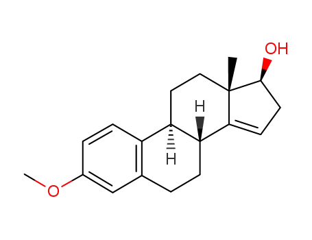 Molecular Structure of 35644-58-7 (17β-hydroxy-3-methoxy-1,3,5(10),14-estratetraene)