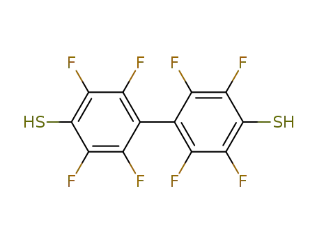 Molecular Structure of 21386-21-0 (2,2,3,3,5,5,6,6-Octafluoro[1,1-biphenyl]-4,4-dithiol)