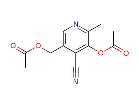 3-acetoxy-5-acetoxymethyl-2-methyl-isonicotinonitrile