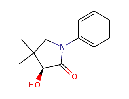 2-Pyrrolidinone, 3-hydroxy-4,4-dimethyl-1-phenyl-, (3S)-