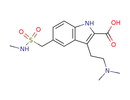 3-[2-(Dimethylamino)ethyl]-5-[(methylsulfamoyl)methyl]-1H-indole-2-carboxylic acid