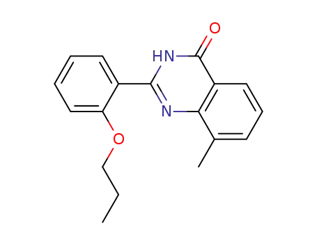 Molecular Structure of 150479-63-3 (8-methyl-2-(2-n-propoxyphenyl)quinazolin-4(3H)-one)