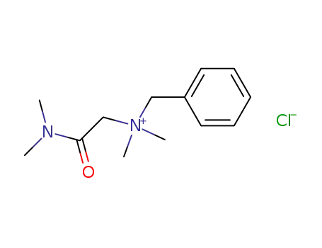 Benzyl-dimethylcarbamoylmethyl-dimethyl-ammonium; chloride