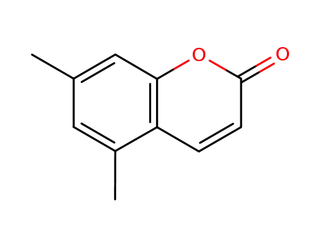 Molecular Structure of 14002-99-4 (5,7-dimethyl-2H-chromen-2-one)