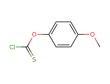 Molecular Structure of 940-58-9 (4-METHOXYPHENYL CHLOROTHIOFORMATE)