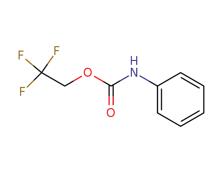 Molecular Structure of 370-32-1 (2,2,2-trifluoroethyl phenylcarbamate)