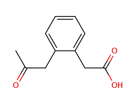 2-[2-(2-oxopropyl)phenyl]acetic acid
