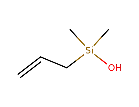 Molecular Structure of 64185-05-3 (Silanol, dimethyl-2-propenyl-)