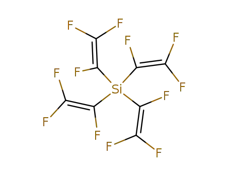 Molecular Structure of 648-90-8 (tetrakis-(trifluoro vinyl) silane)
