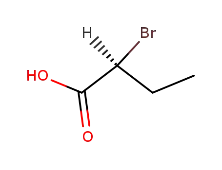 Molecular Structure of 32659-49-7 (S-2--Bromobutyric acid)