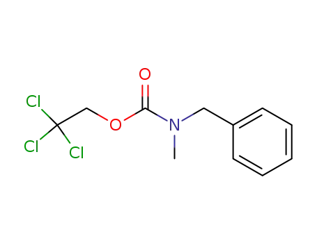 Molecular Structure of 107292-20-6 (β,β,β-Trichloroethyl Benzylmethylaminoformate)