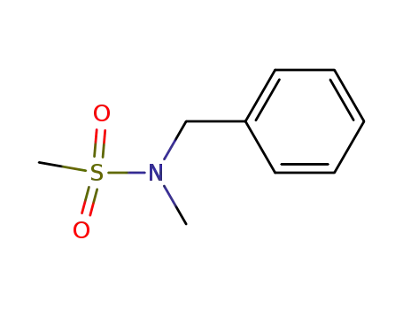 Molecular Structure of 27238-06-8 (Methanesulfonamide, N-methyl-N-(phenylmethyl)-)