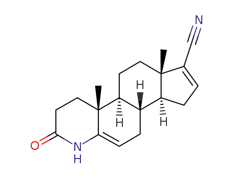 4-aza-androst-5,16-diene-17-cyano-3-one