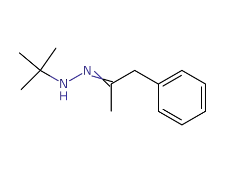Molecular Structure of 62204-41-5 (2-Propanone, 1-phenyl-, (1,1-dimethylethyl)hydrazone)